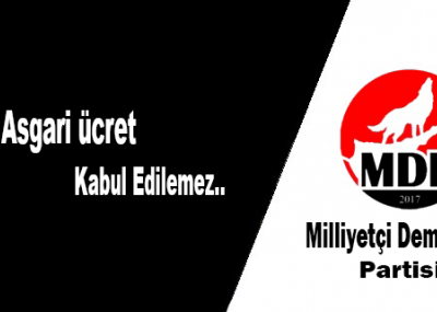 Asgari Ücret Kabul Edilemez.