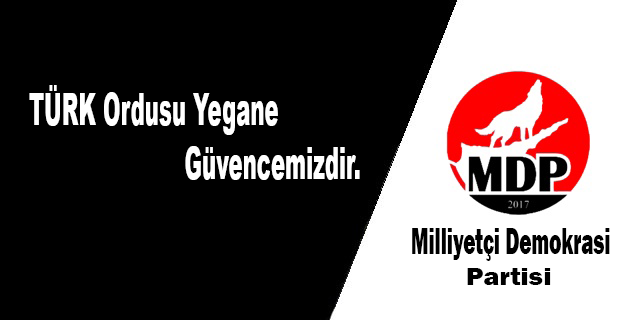 Türk ordusu yegane güvencemizdir